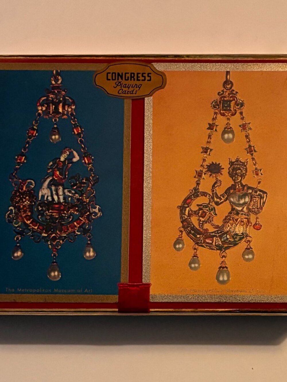 NEW-Mid Century Double Deck Playing Cards
